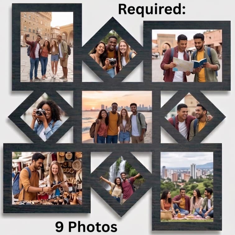 Personalized Geometric Home Decor Photo Frame image 3