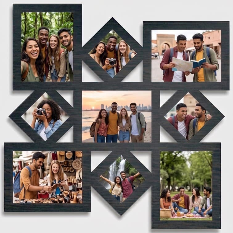 Personalized Geometric Home Decor Photo Frame image 4