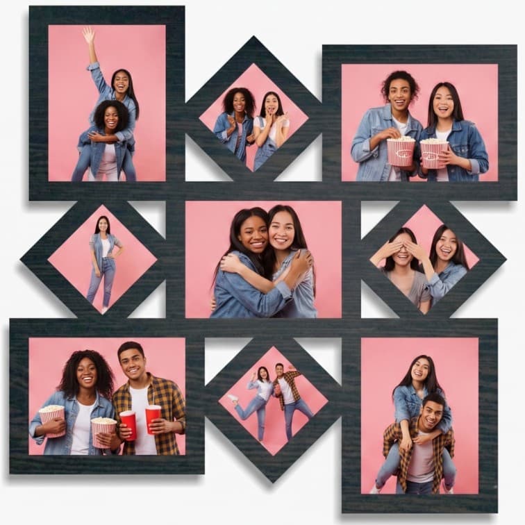 Personalized Geometric Home Decor Photo Frame