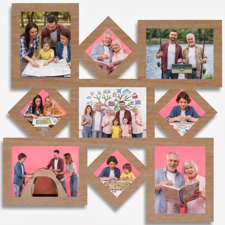 Personalized Geometric Home Decor Photo Frame image 5