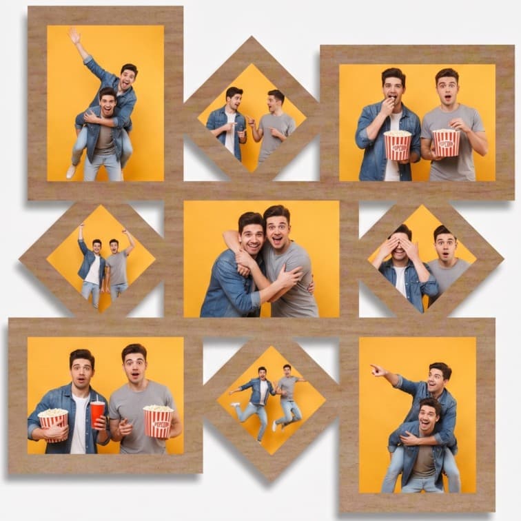 Personalized Geometric Home Decor Photo Frame image 4