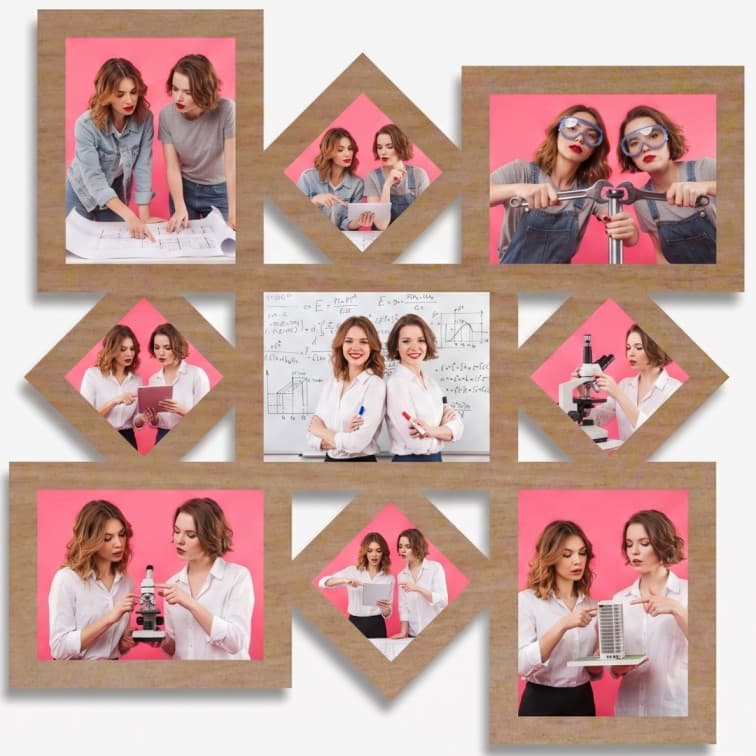 Personalized Geometric Home Decor Photo Frame