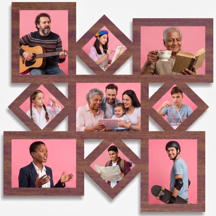 Personalized Geometric Home Decor Photo Frame image 4