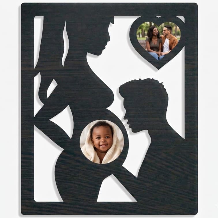 Personalized Pregnancy photo frame image 4