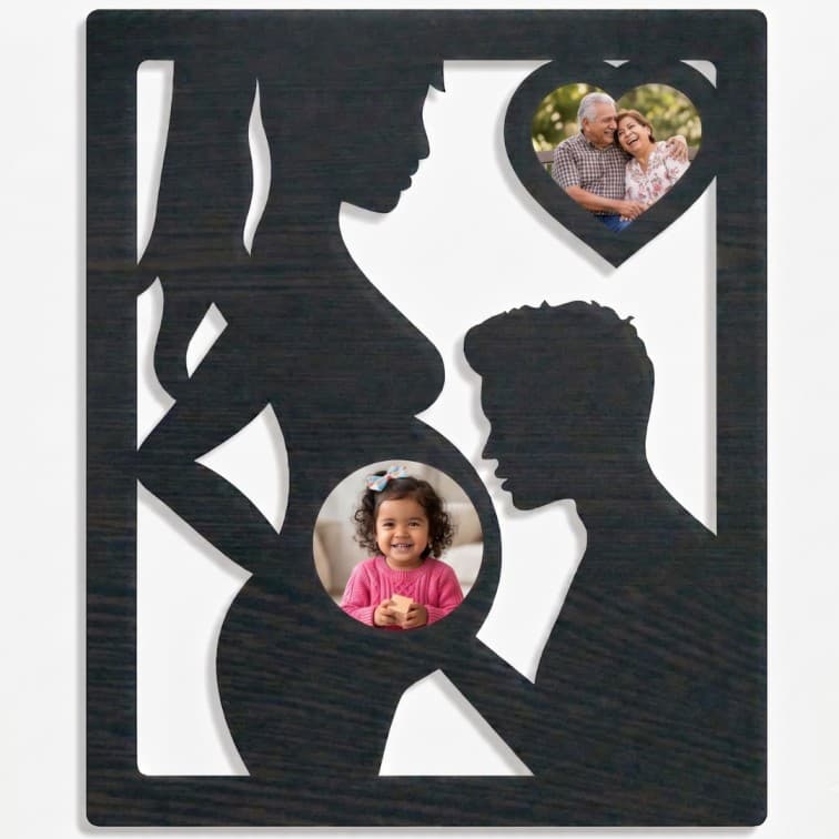 Personalized Pregnancy photo frame image 5