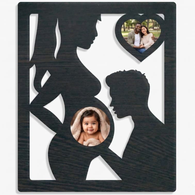 Personalized Pregnancy photo frame
