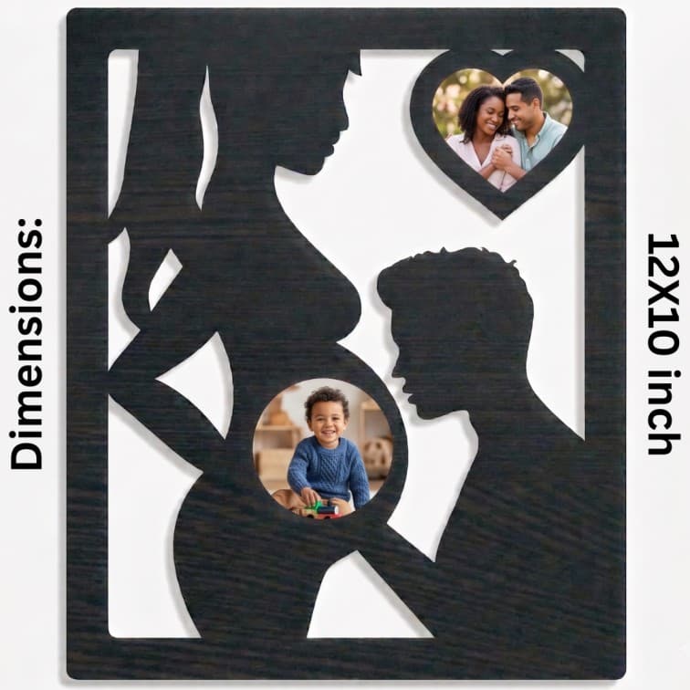 Personalized Pregnancy photo frame image 2