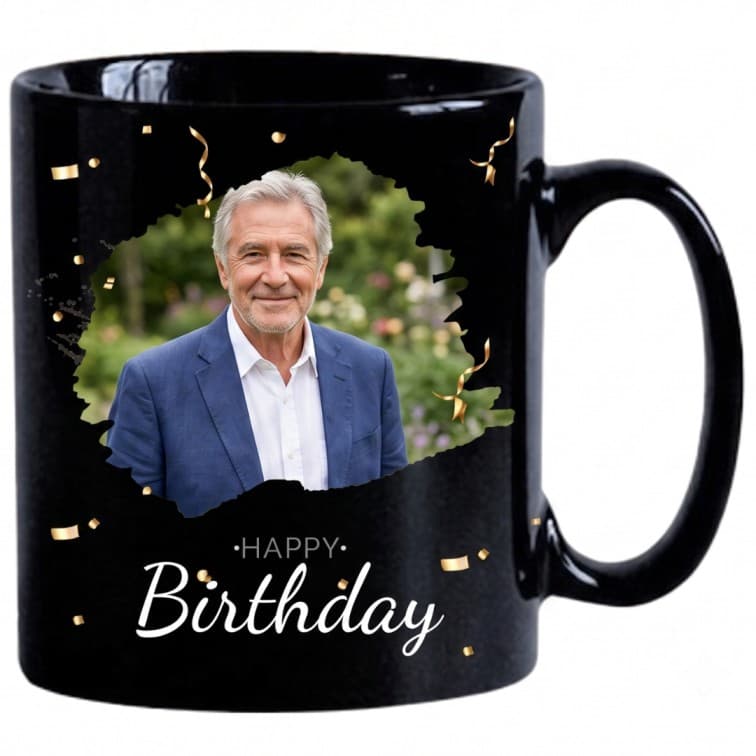 Customized Tea & Coffee Mug (Black Mug) image 4
