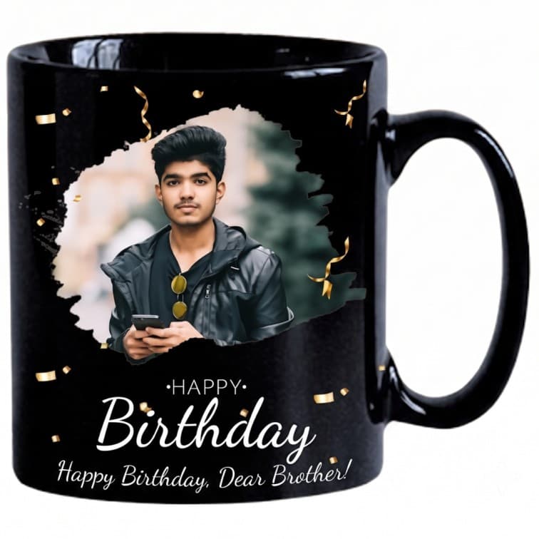 Customized Tea & Coffee Mug (Black Mug) image 5