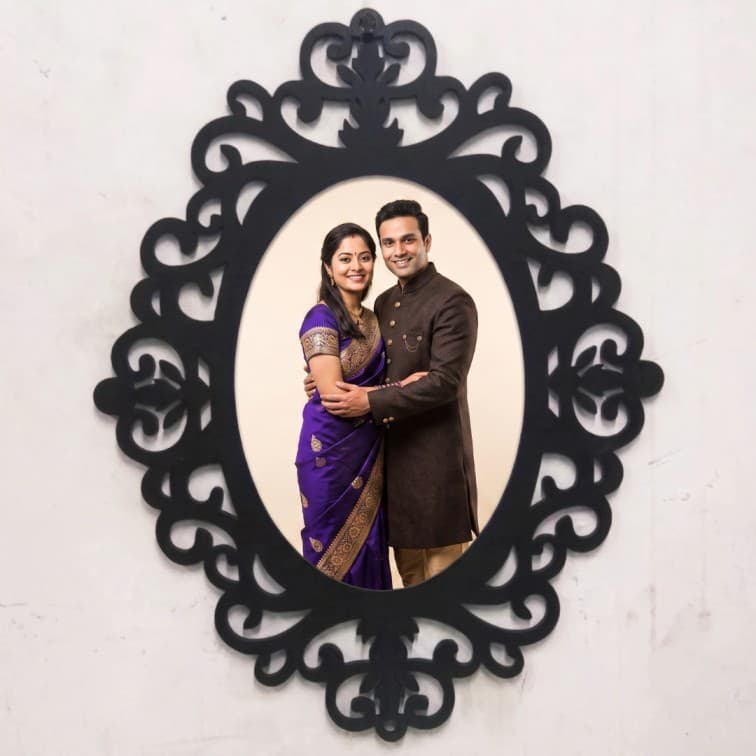 Decorative Wall Hanging Photo Frame (18x14 Inch) image 3
