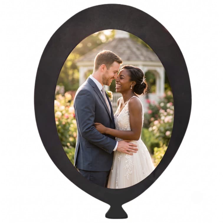 Personalized Hot Air Balloon Wooden Photo Frame ( 11×8 inch ) image 5