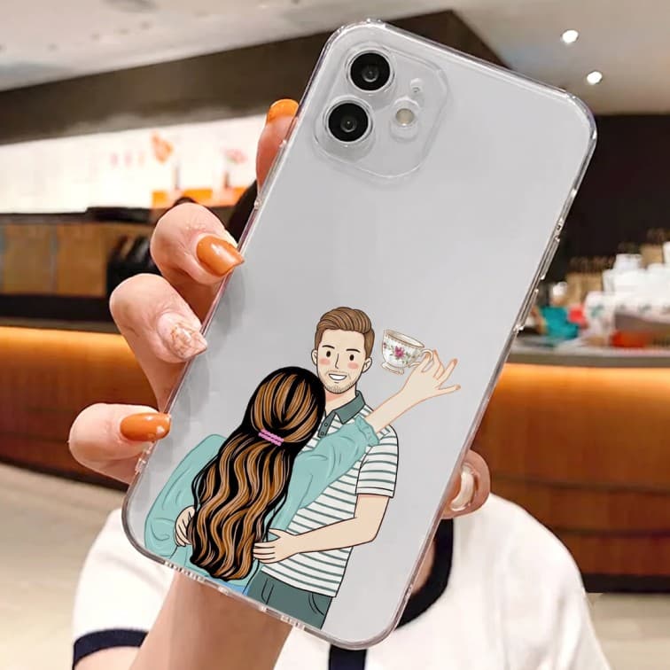 Custom Transparent Phone Case ( add brand and model of phone & image and text ) image 3