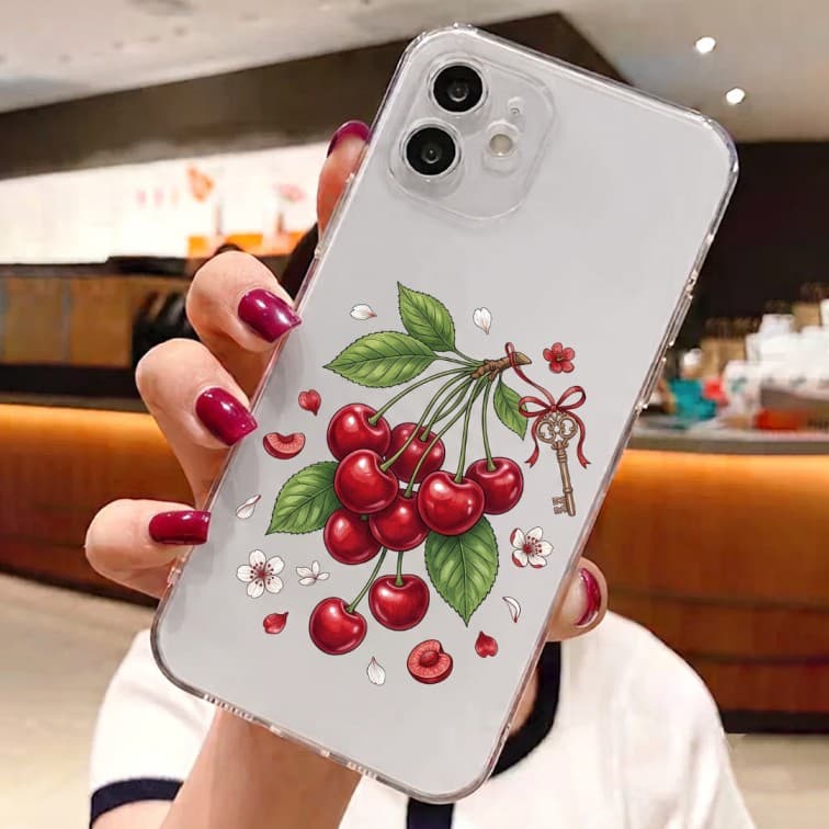 Custom Transparent Phone Case ( add brand and model of phone & image and text ) image 2