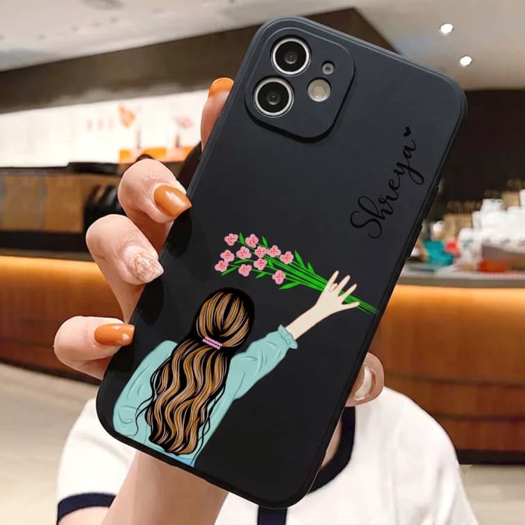 Custom Black Phone Case ( add brand and model of phone & image and text ) image 5