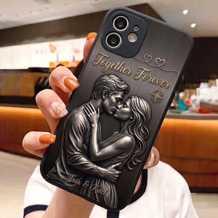 Custom Black Phone Case ( add brand and model of phone & image and text ) image 3