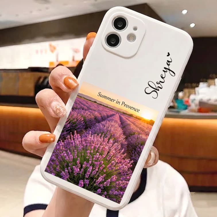 Custom White Phone Case ( add brand and model of phone & image and text )