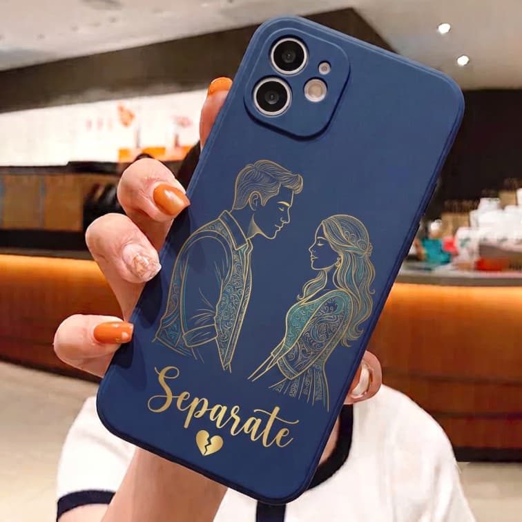 Custom Night Blue Phone Case ( add brand and model of phone & image and text )