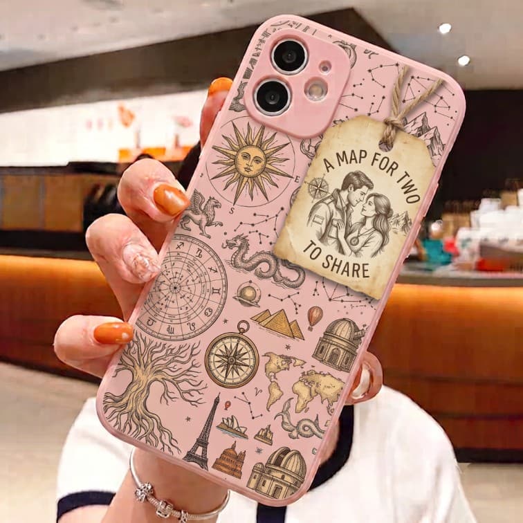 Custom Pink Phone Case ( add brand and model of phone & image and text ) image 3