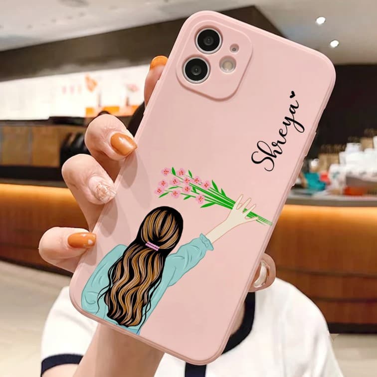 Custom Pink Phone Case ( add brand and model of phone & image and text ) image 5