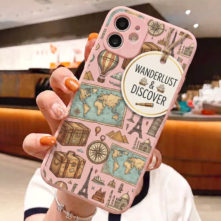 Custom Pink Phone Case ( add brand and model of phone & image and text ) image 2
