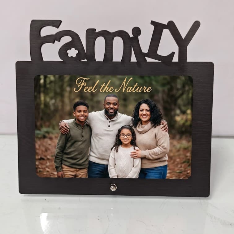 Personalized Family Photo Frame ( 8 x 7 inch ) image 3