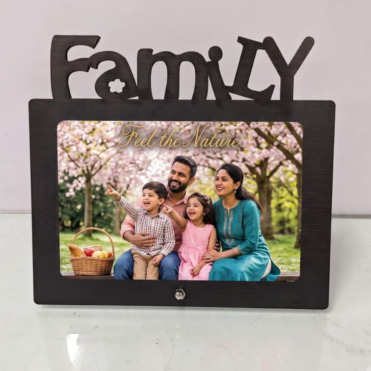 Personalized Family Photo Frame ( 8 x 7 inch )