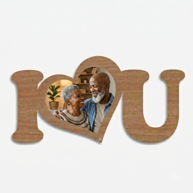 Best Personalized I Love You Photo Frame ( 6 X 12 inch ) image 3