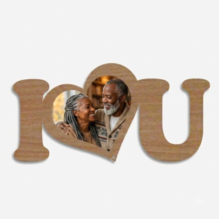 Best Personalized I Love You Photo Frame ( 6 X 12 inch ) image 5