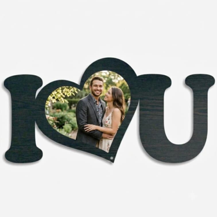 Best Personalized I Love You Photo Frame ( 6 X 12 inch ) image 5