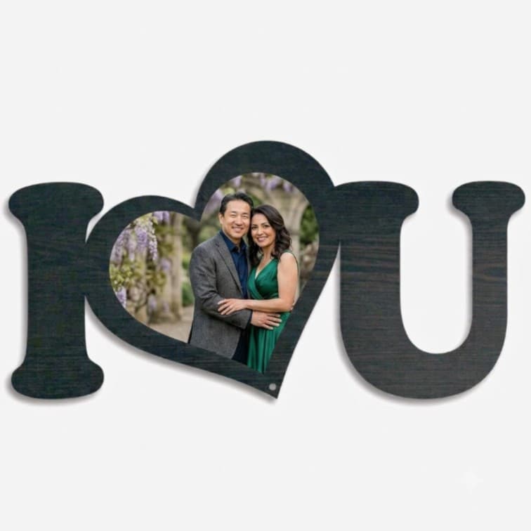 Best Personalized I Love You Photo Frame ( 6 X 12 inch ) image 3