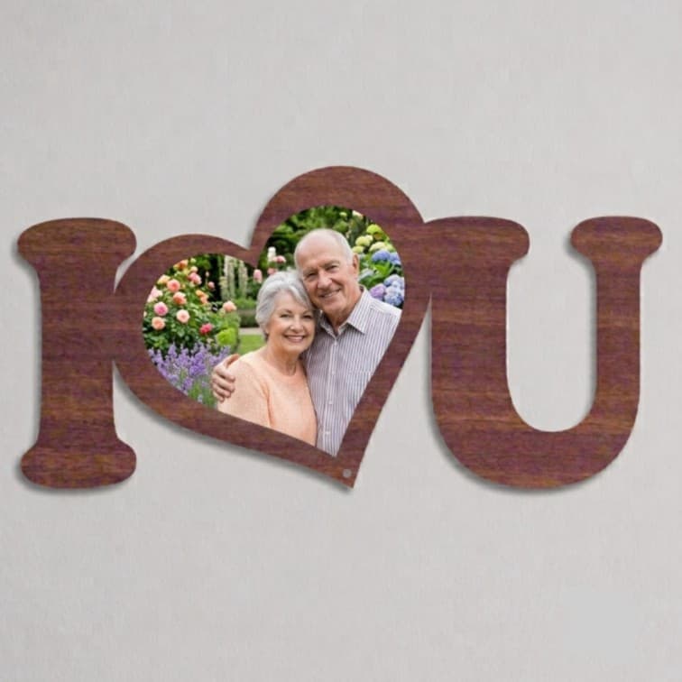 Best Personalized I Love You Photo Frame ( 6 X 12 inch ) image 5