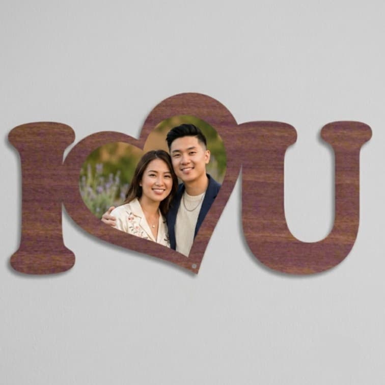 Best Personalized I Love You Photo Frame ( 6 X 12 inch ) image 3