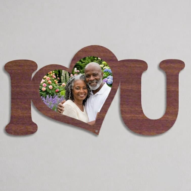 Best Personalized I Love You Photo Frame ( 6 X 12 inch ) image 4