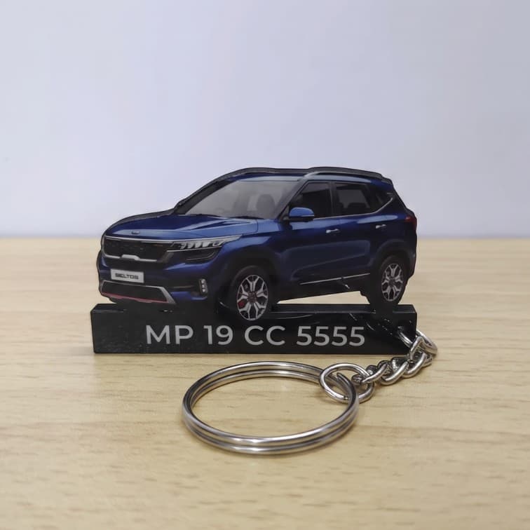 Customized Car Keychain ( add image and text ) image 3