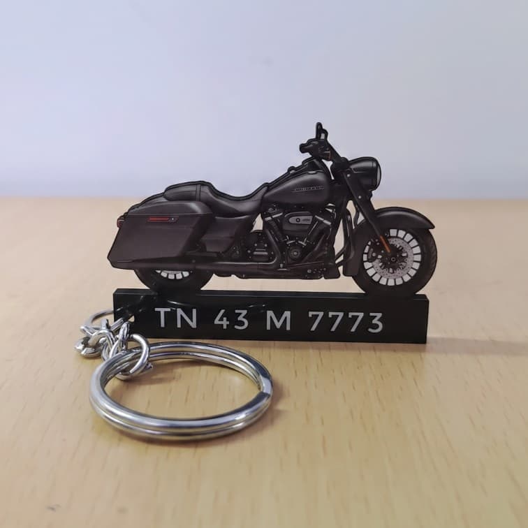 Customized Bike Keychain ( add image and text ) image 5