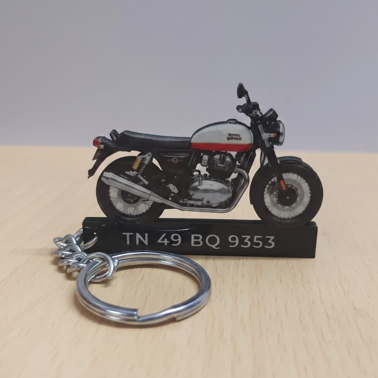 Customized Bike Keychain ( add image and text ) image 3