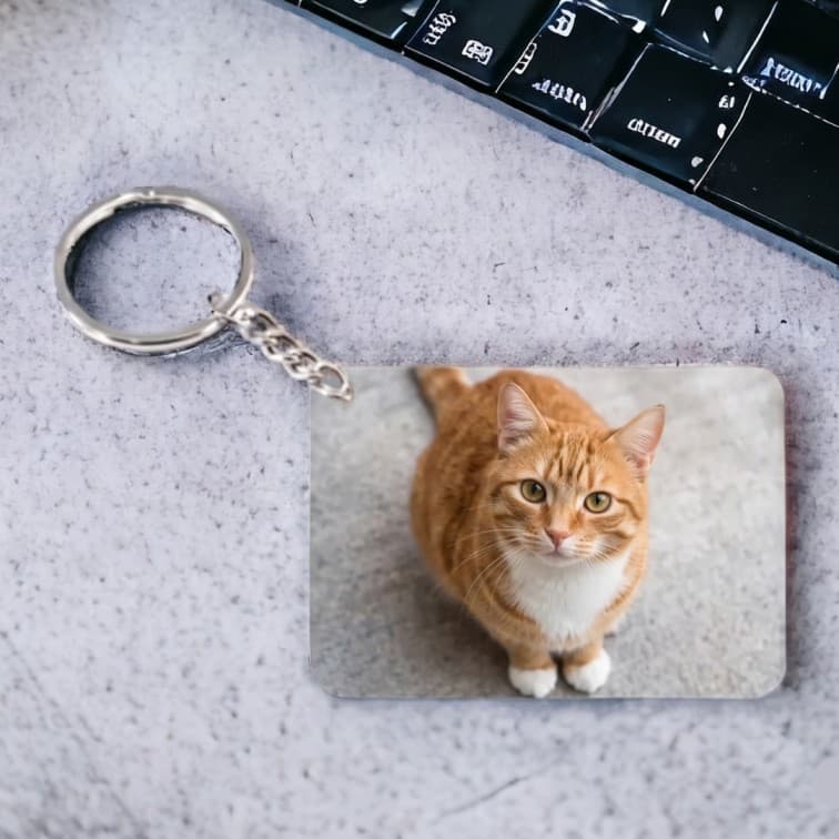 Customized Photo Keychain – Personalized Gift for Couples, Pets & Loved Ones image 5