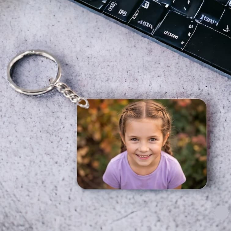 Customized Photo Keychain – Personalized Gift for Couples, Pets & Loved Ones image 3
