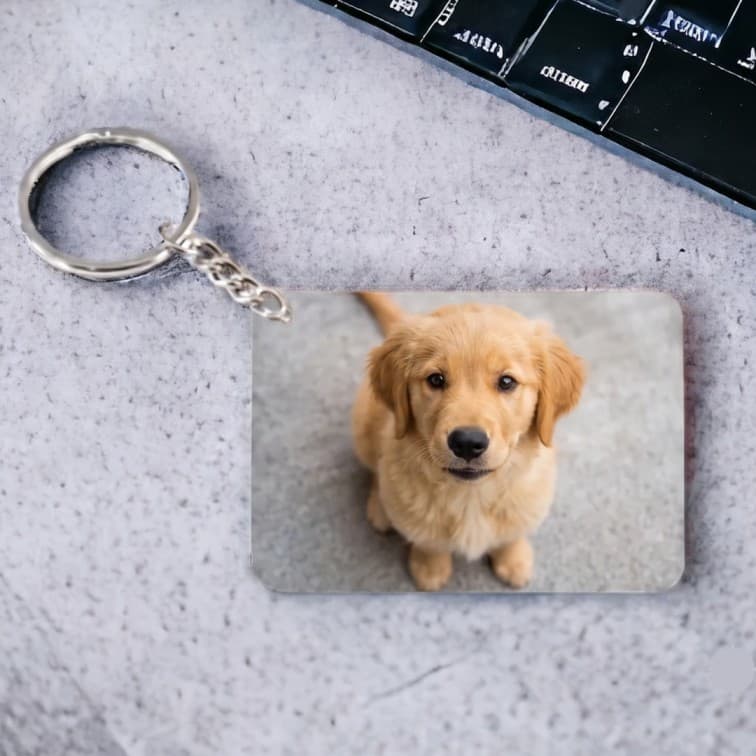 Customized Photo Keychain – Personalized Gift for Couples, Pets & Loved Ones image 4
