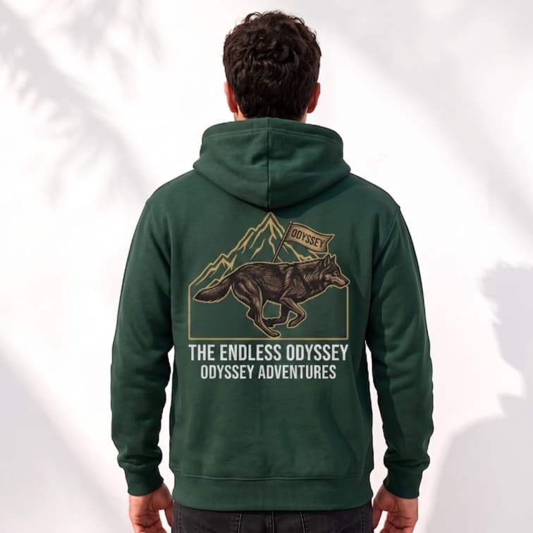 Personalized Green Hoodie (Size: S, M, L, XL, XXL) image 4