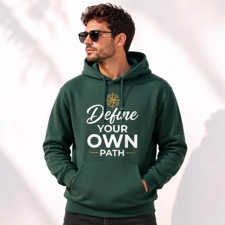 Personalized Green Hoodie (Size: S, M, L, XL, XXL)