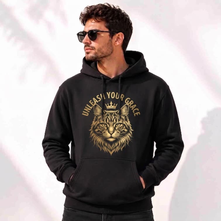 Personalized Black Hoodie (Size: S, M, L, XL, XXL) image 2