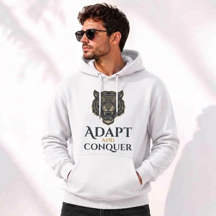 Personalized White Hoodie (Size: S, M, L, XL, XXL) image 2