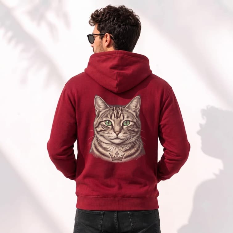 Personalized Red Hoodie (Size: S, M, L, XL, XXL) image 5