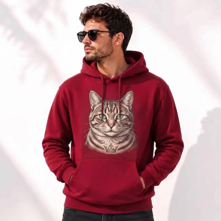 Personalized Red Hoodie (Size: S, M, L, XL, XXL) image 4
