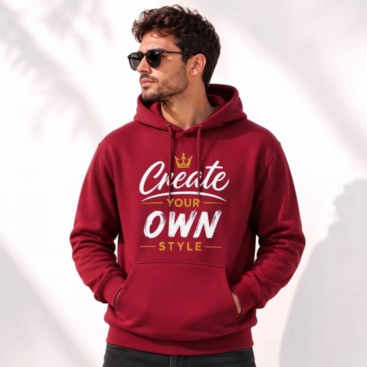 Personalized Red Hoodie (Size: S, M, L, XL, XXL) image 2