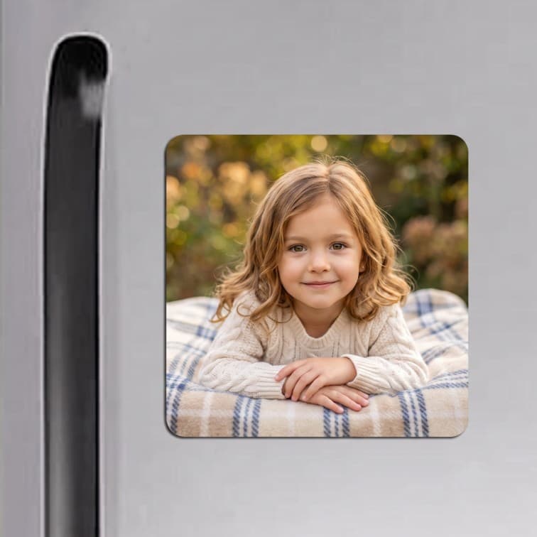 Personalized Square Fridge Magnet – Perfect Custom Gift ( 3 inch ) image 4