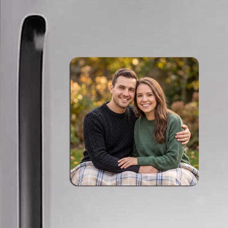 Personalized Square Fridge Magnet – Perfect Custom Gift ( 3 inch )
