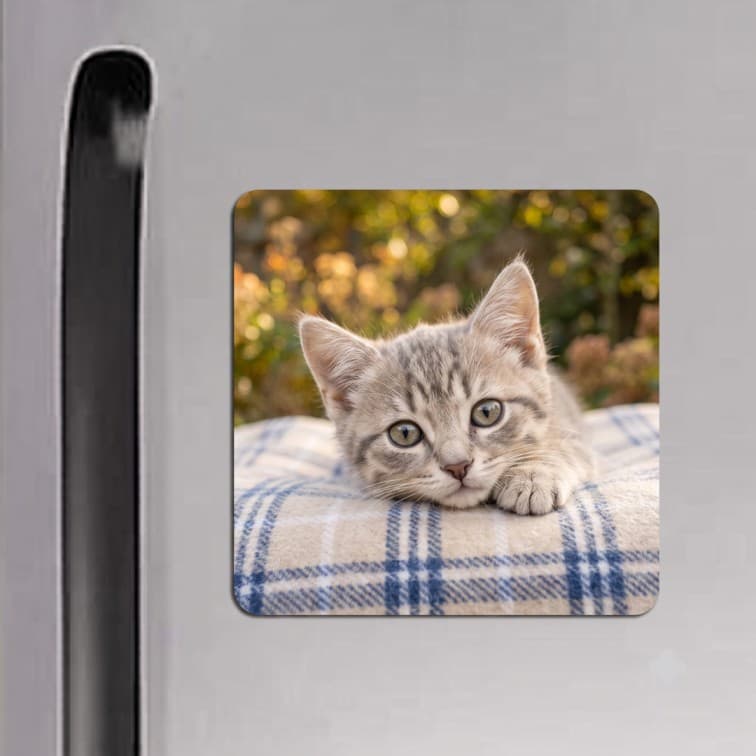 Personalized Square Fridge Magnet – Perfect Custom Gift ( 3 inch ) image 3
