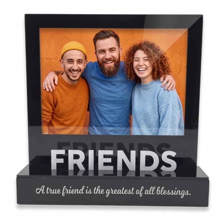 Customized Acrylic Desk Frame Display with 3D Text & Personalized Inscription ( 8 inch )
